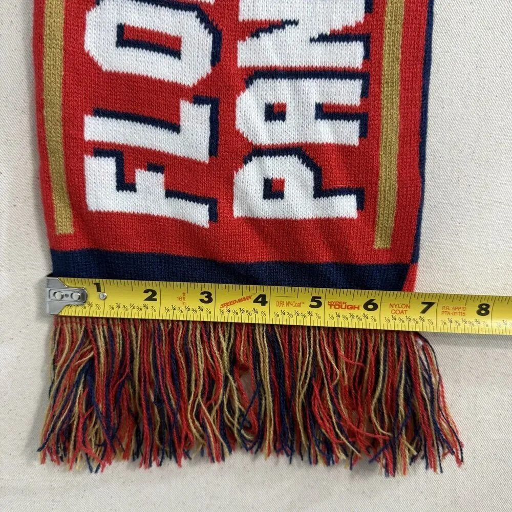 Florida Panthers Hockey Scarf NHL Scarves Ford With Pin